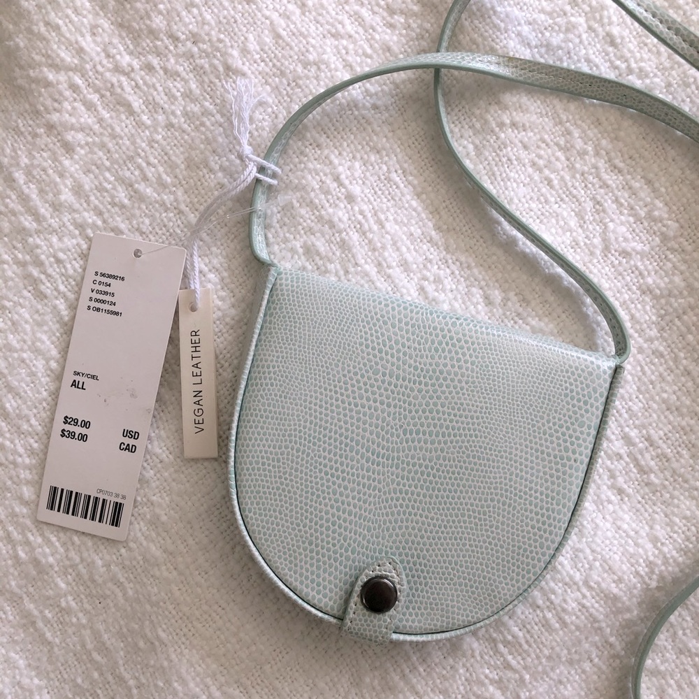 Urban Outfitters Vegan Leather Mini Croc Crossbody